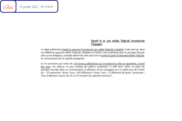 Correspondance de la pub - 2021-07-15 - N°17419